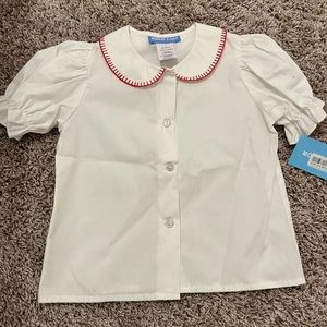 Monday child size 3 white shirt